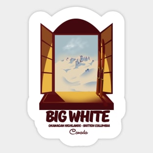 Big White Okanagan Highlands in British Columbia ski Sticker